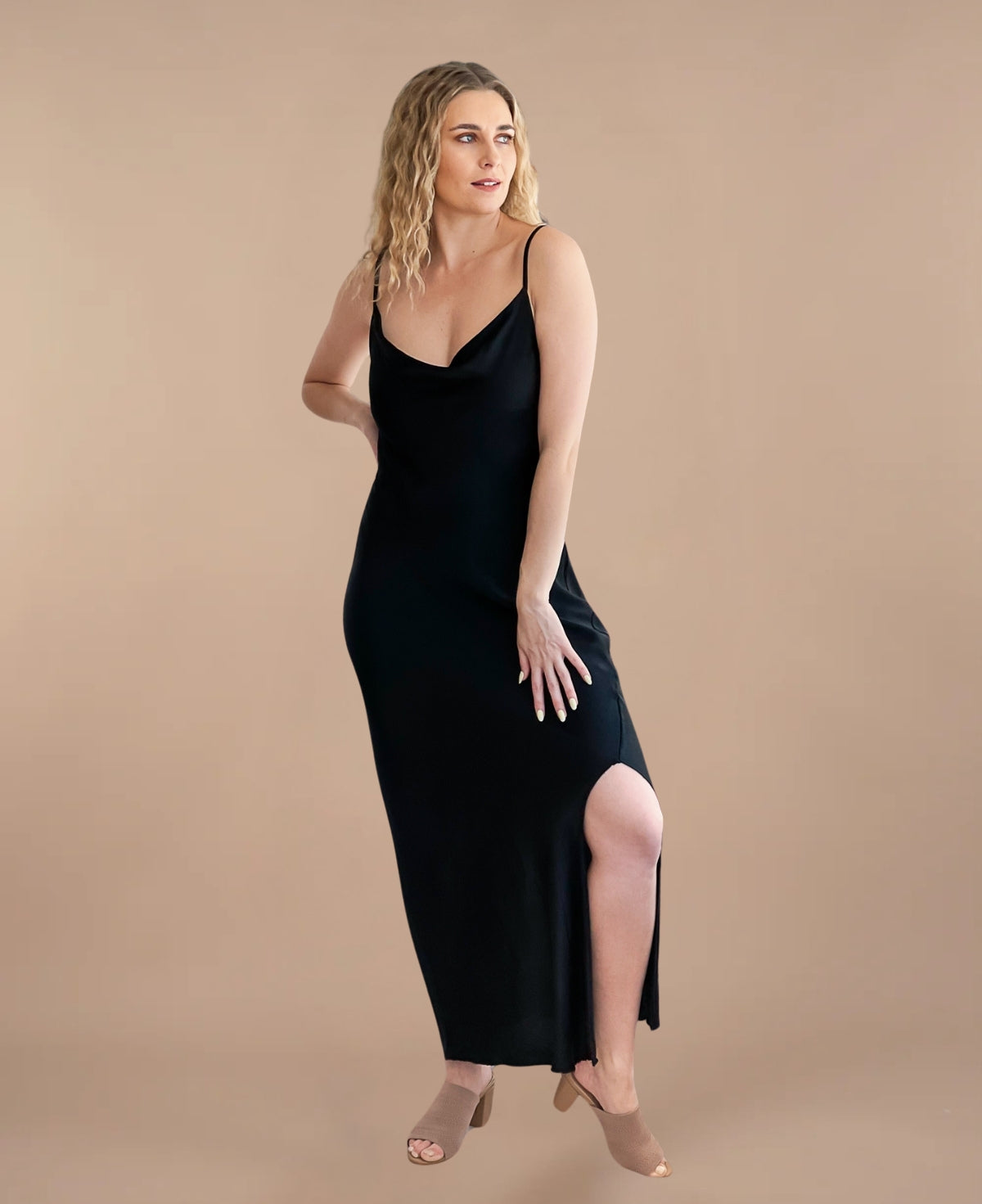 Slinky  Black Dress