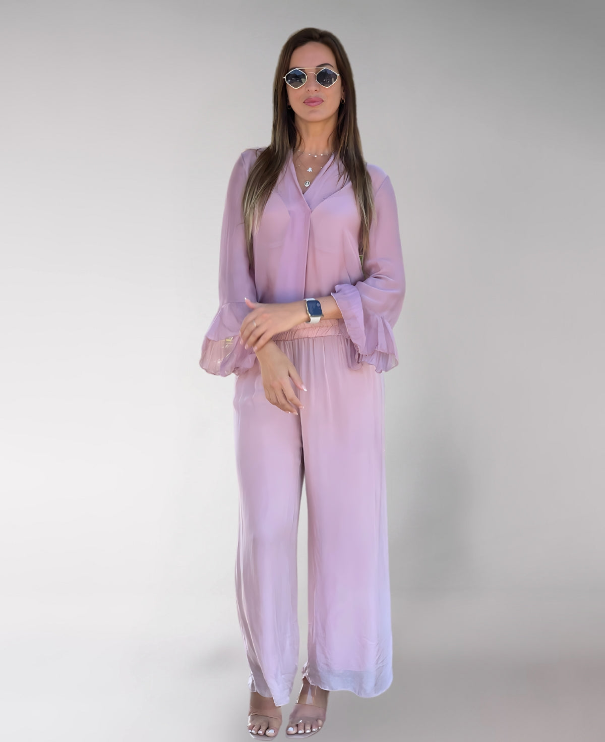 Cora Silk Pants