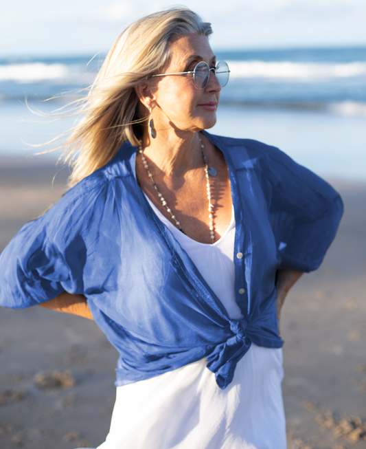 SAMPLE Analiese Silk Blend Blouse