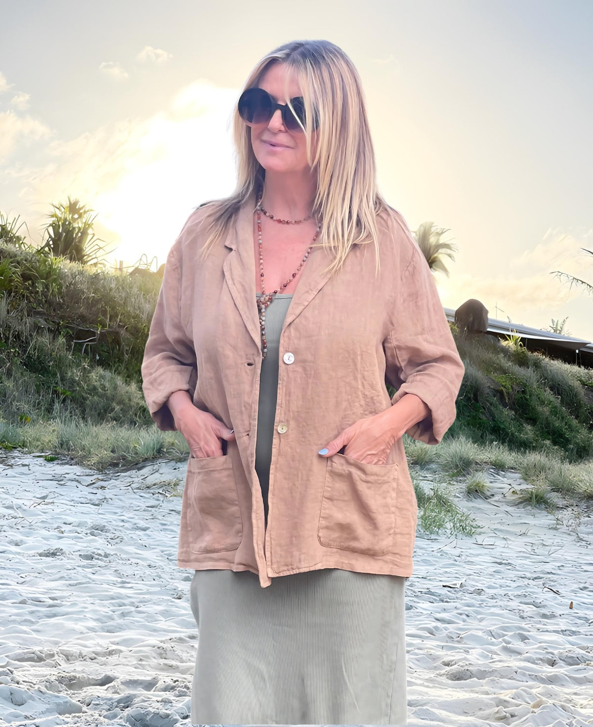 Verona Linen Blazer