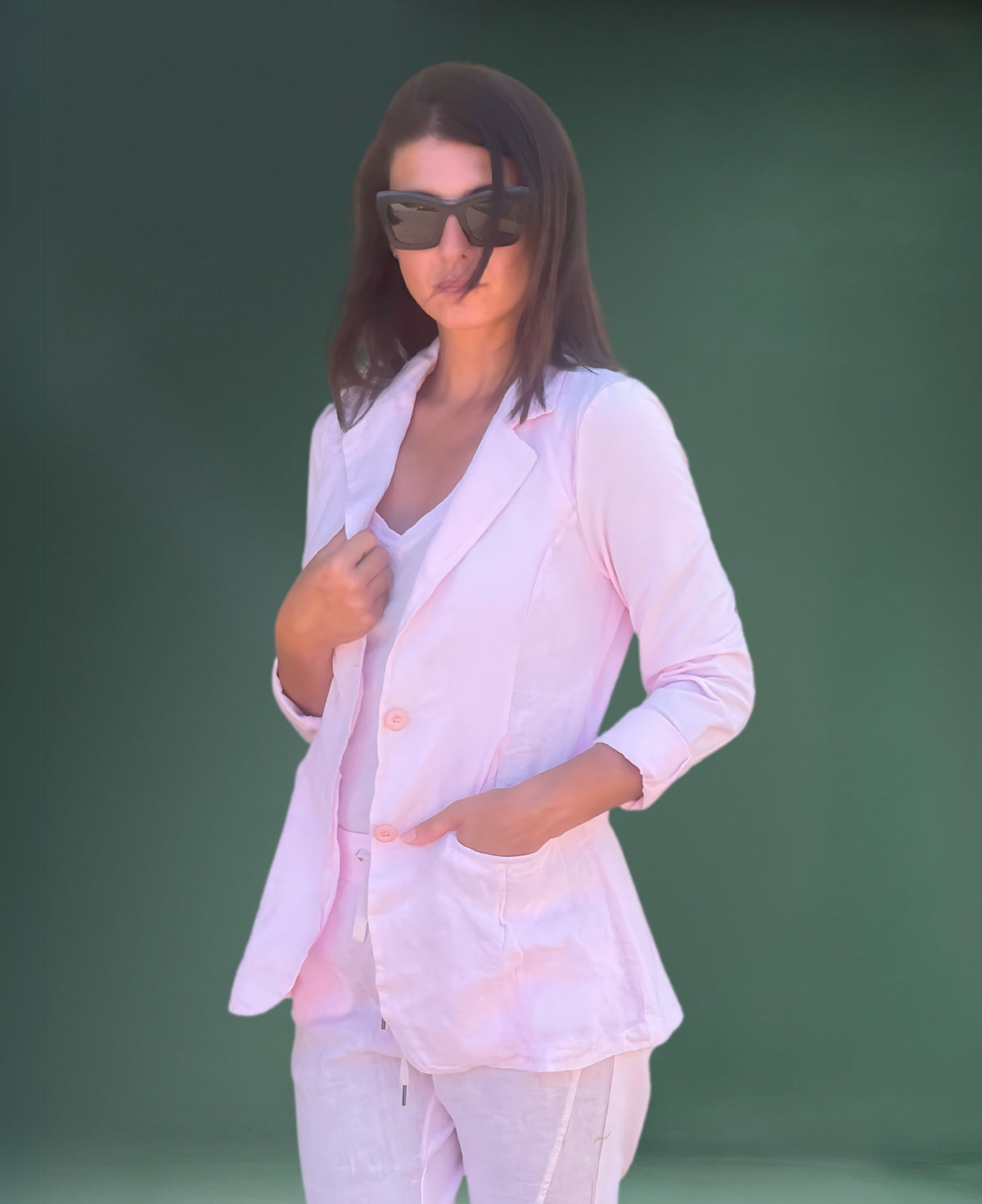 Florence Linen Blazer