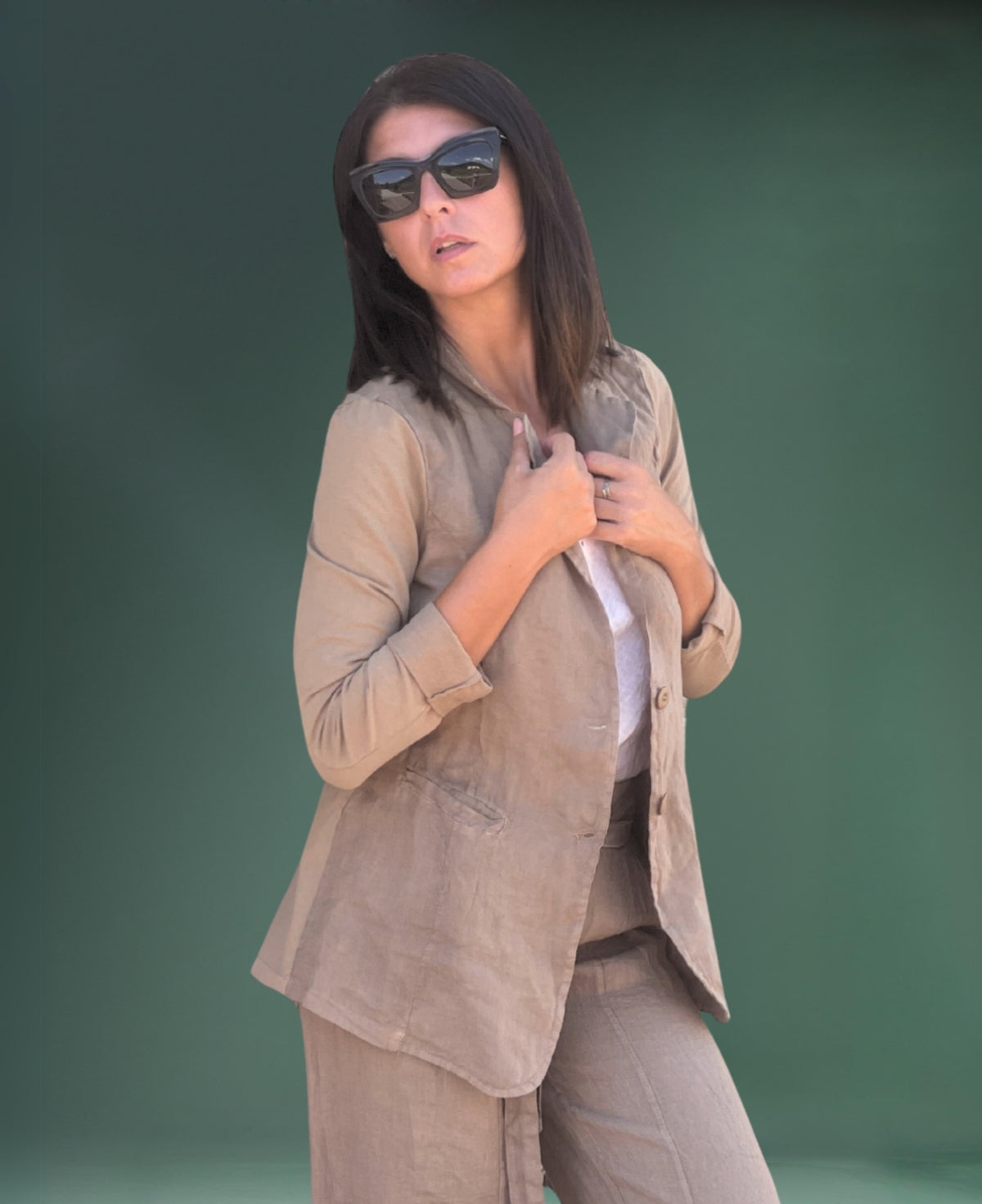 Florence Linen Blazer