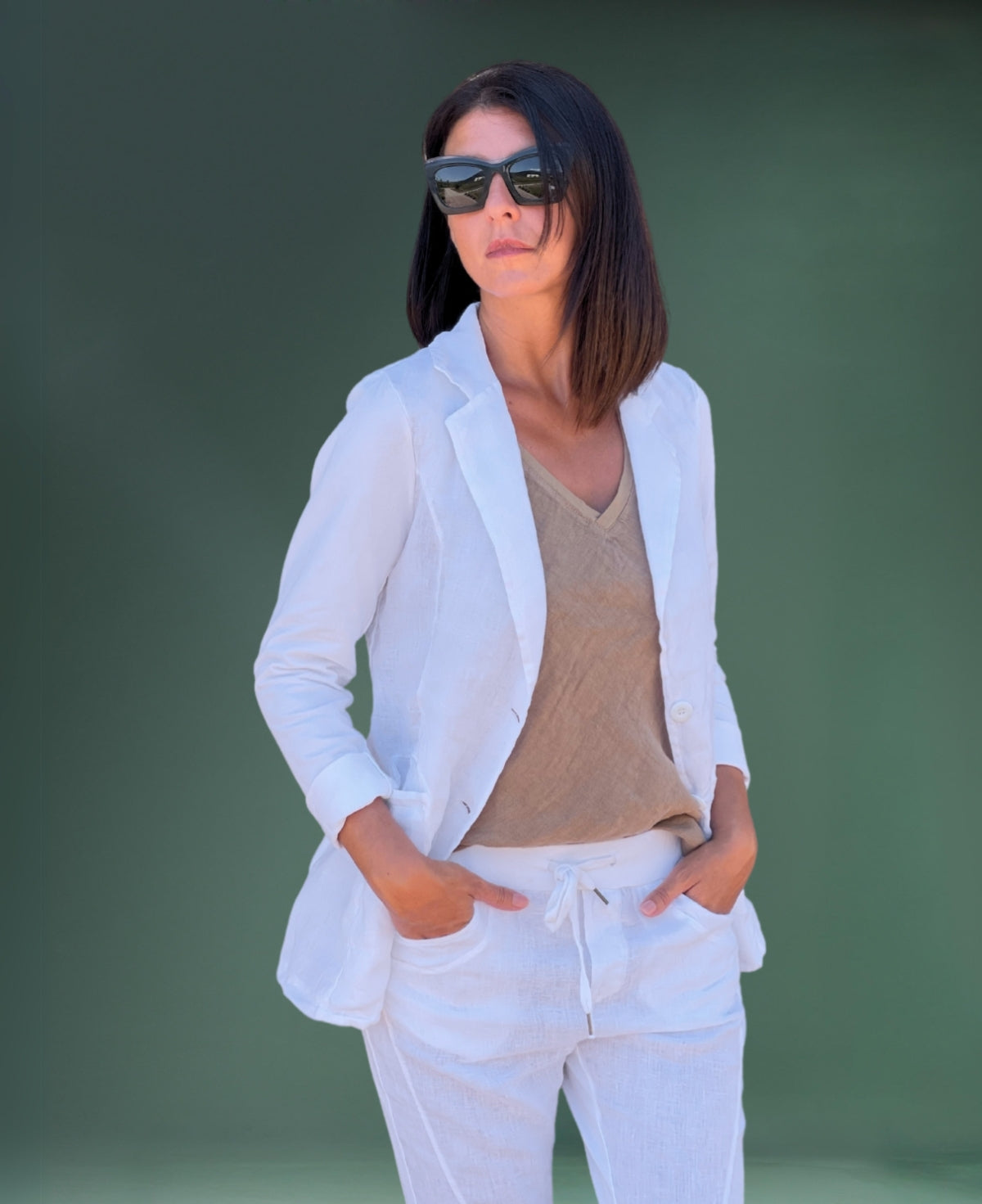 Florence Linen Blazer