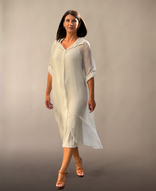 Romina Silk Dress