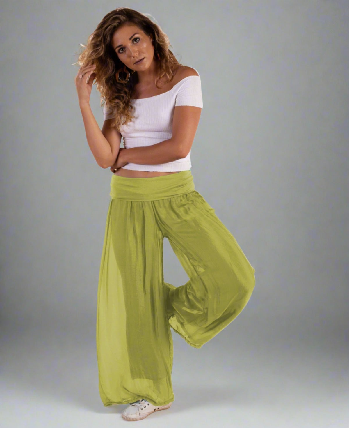 Fleur Silk Pants