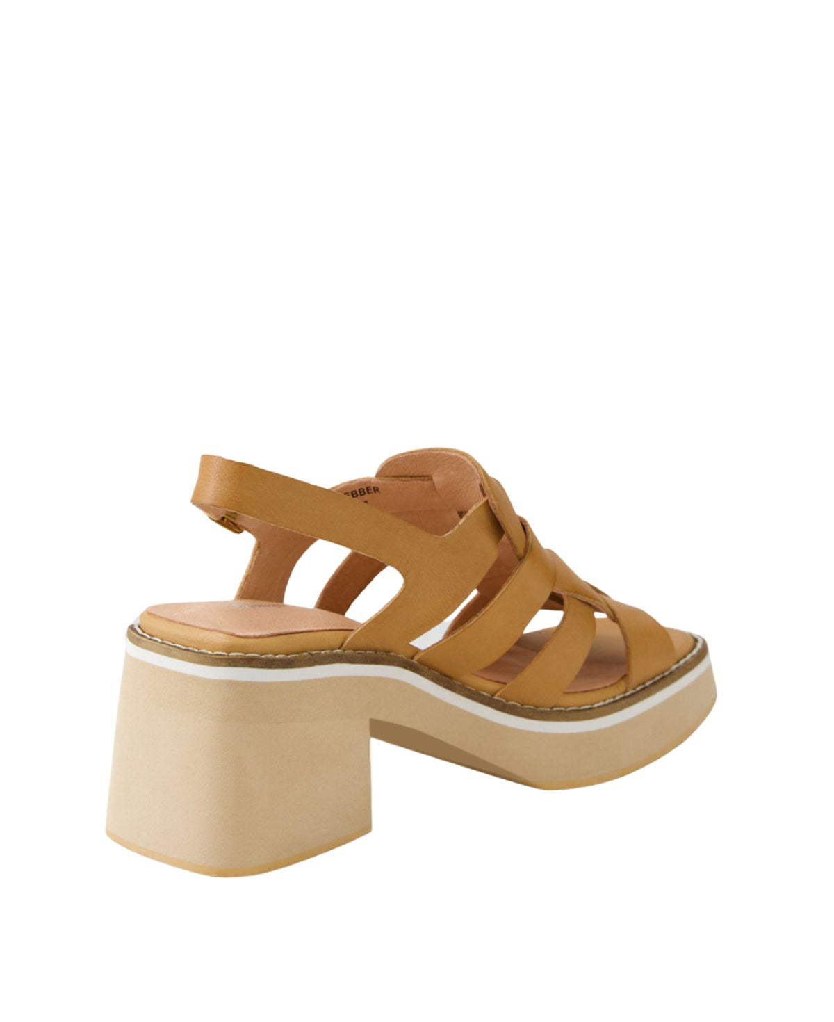 Jebber Tan Leather Sandals