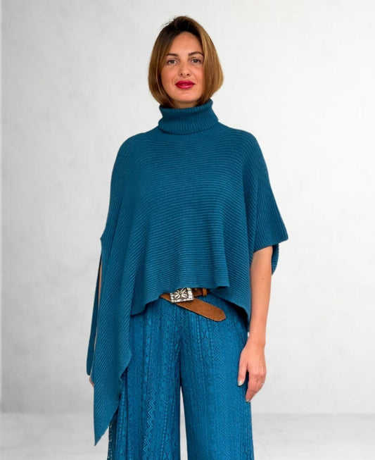 El Camino Knit Poncho