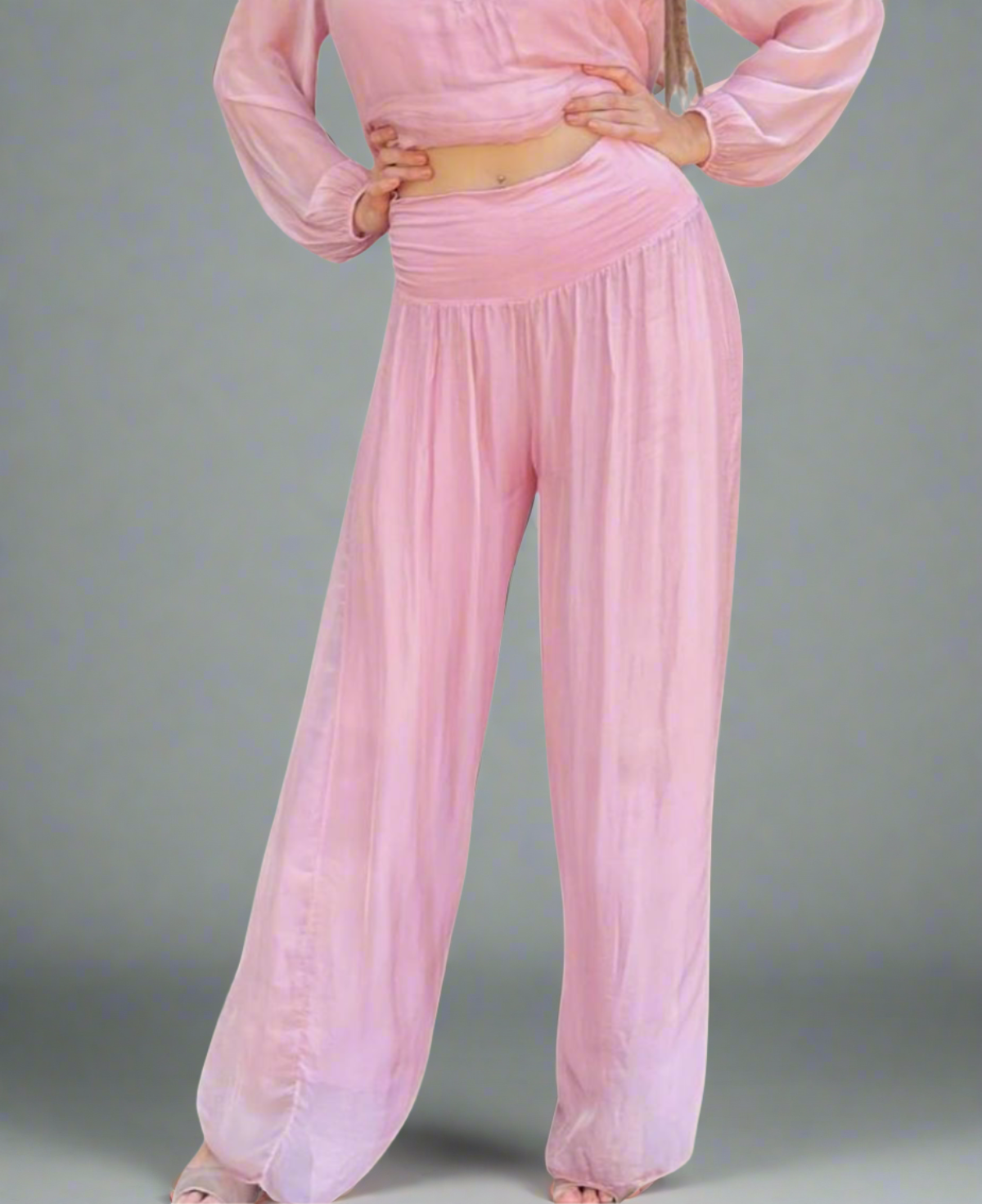 Fleur Silk Pants