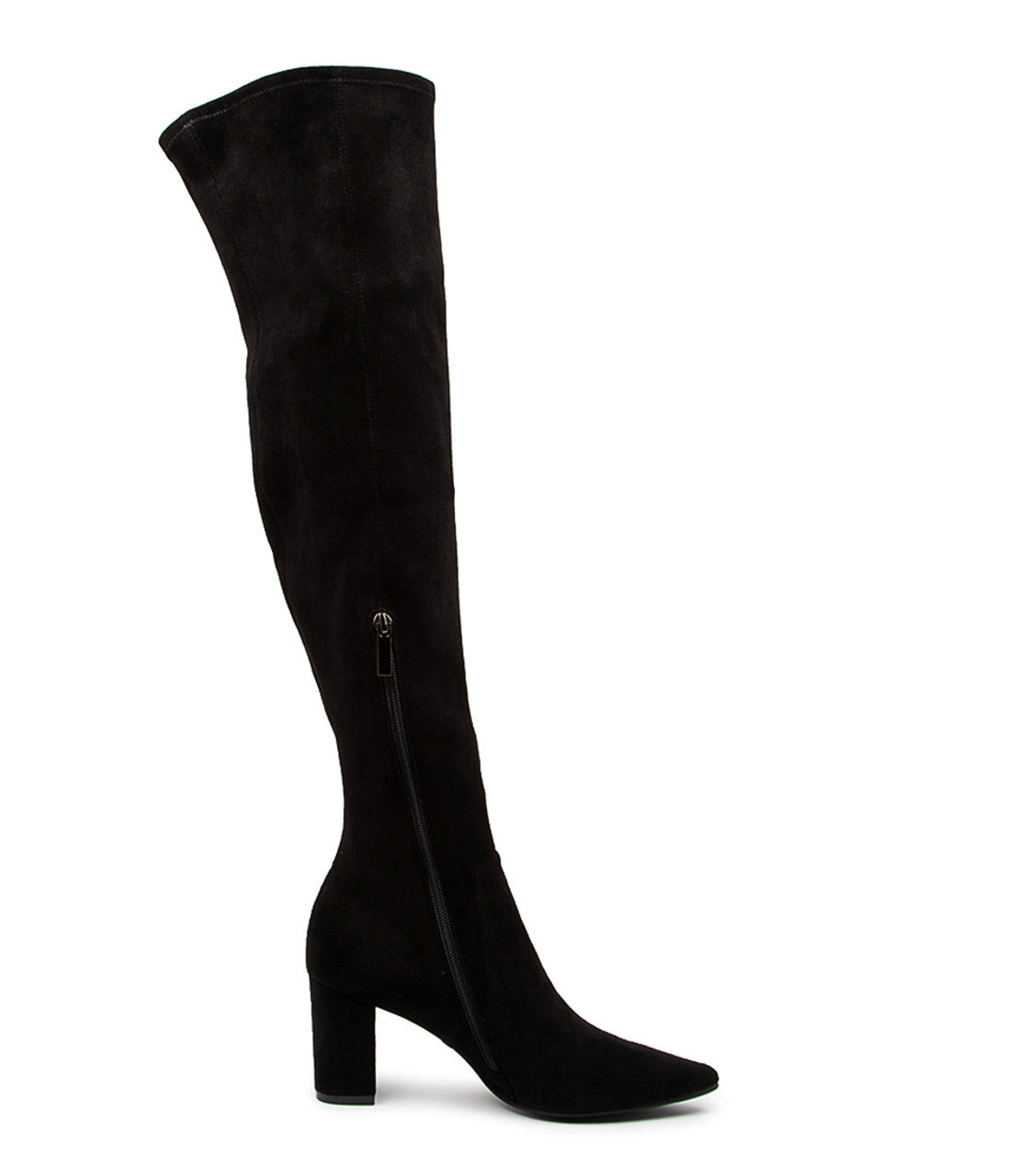 Norang Black Knee Boots