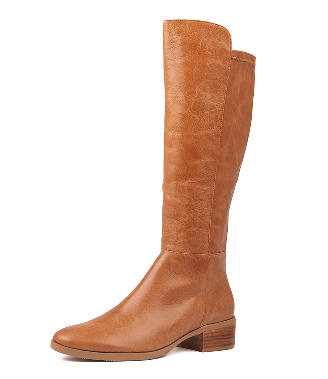 Tetley Tan Leather Boots