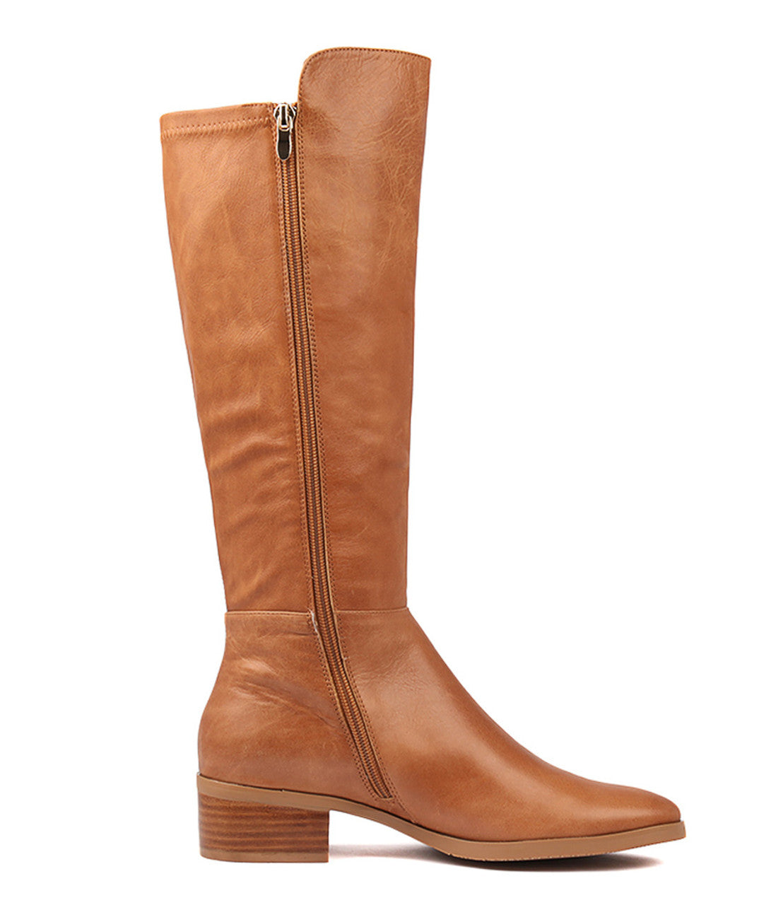 Tetley Tan Leather Boots